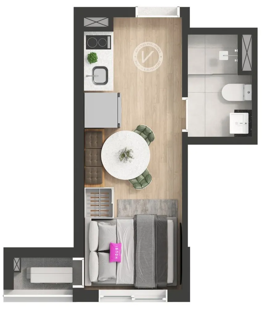 Apartamento, 47 m² - Foto 1
