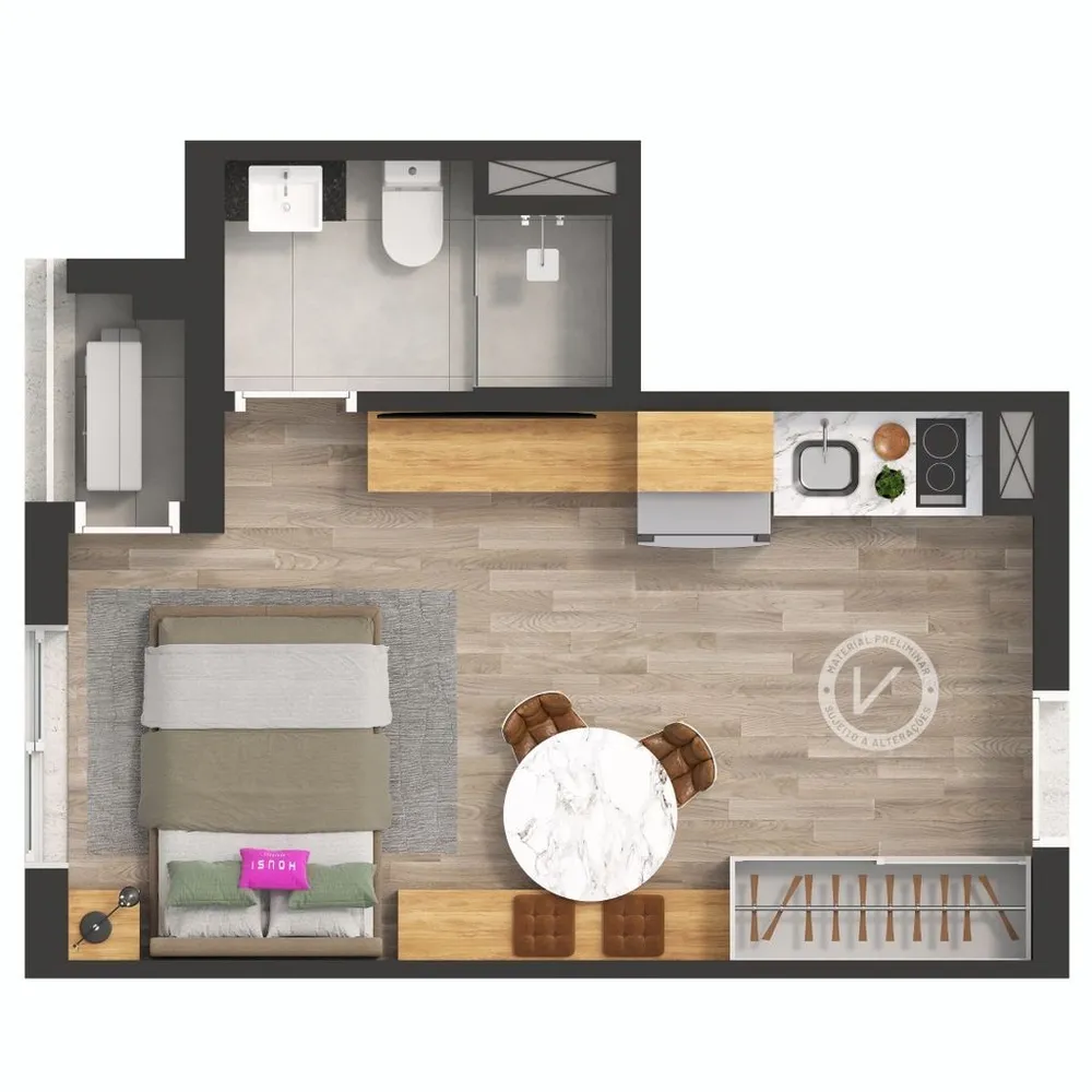 Apartamento, 47 m² - Foto 7