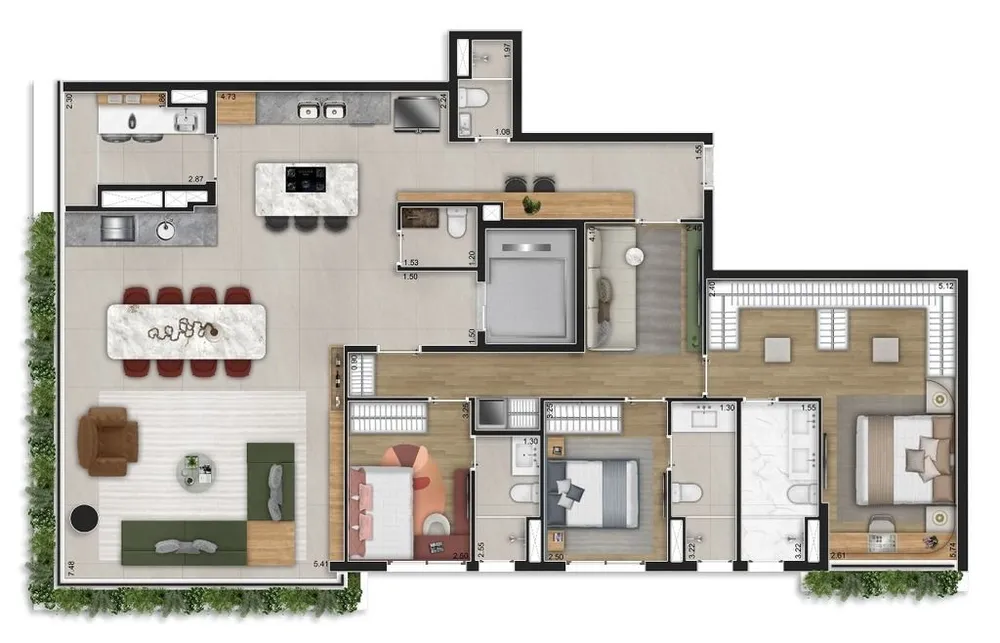 Apartamento, 3 quartos, 167 m² - Foto 18