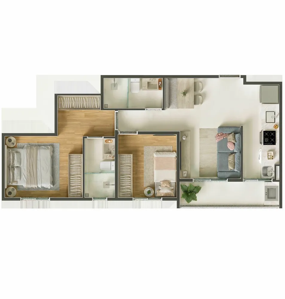 Apartamento, 3 quartos, 73 m² - Foto 10