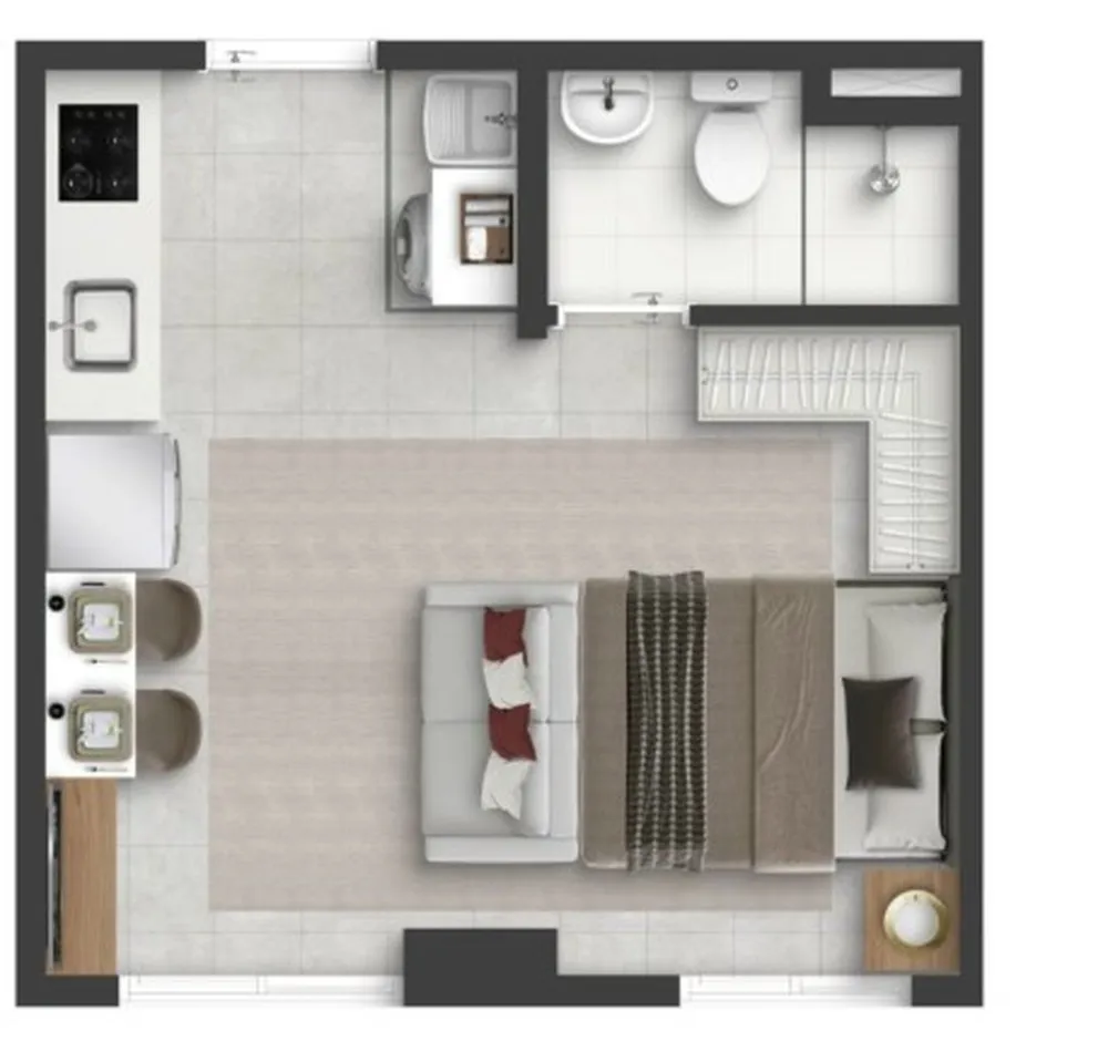 Apartamento, 2 quartos, 34 m² - Foto 11