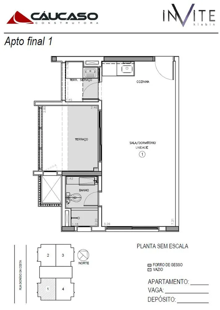 Kitnet-Studio, 44 m² - Foto 2