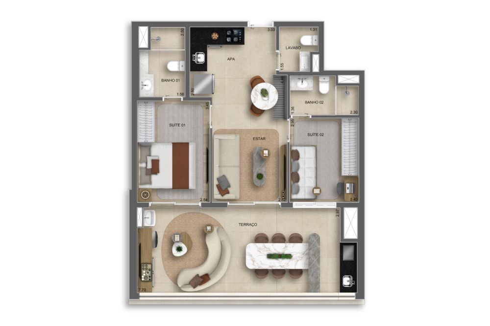 Apartamento, 4 quartos, 155 m² - Foto 22