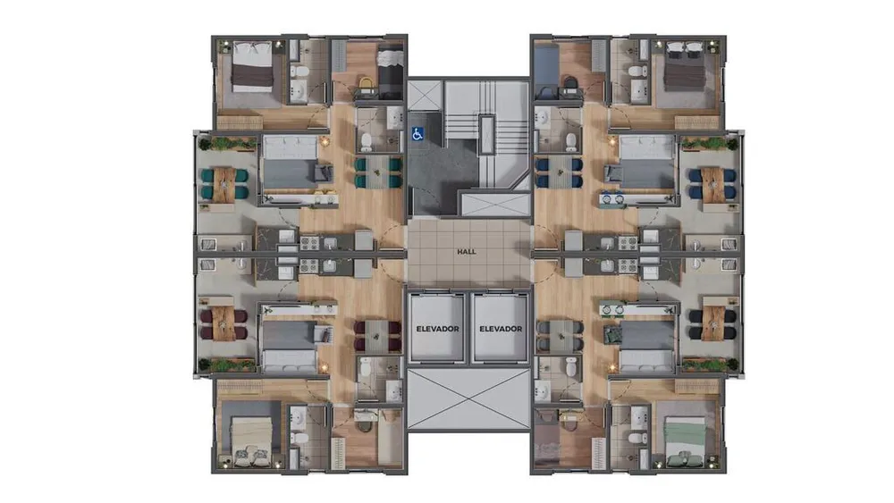 Apartamento, 2 quartos, 54 m² - Foto 8
