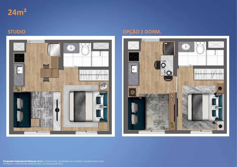 Apartamento à venda com 2 quartos, 44m² - Foto 4