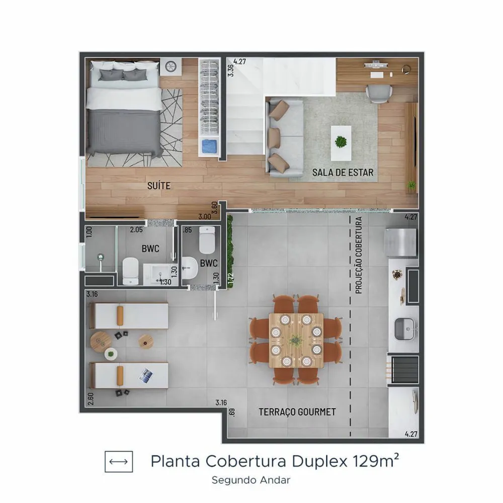 Apartamento, 2 quartos, 64 m² - Foto 2