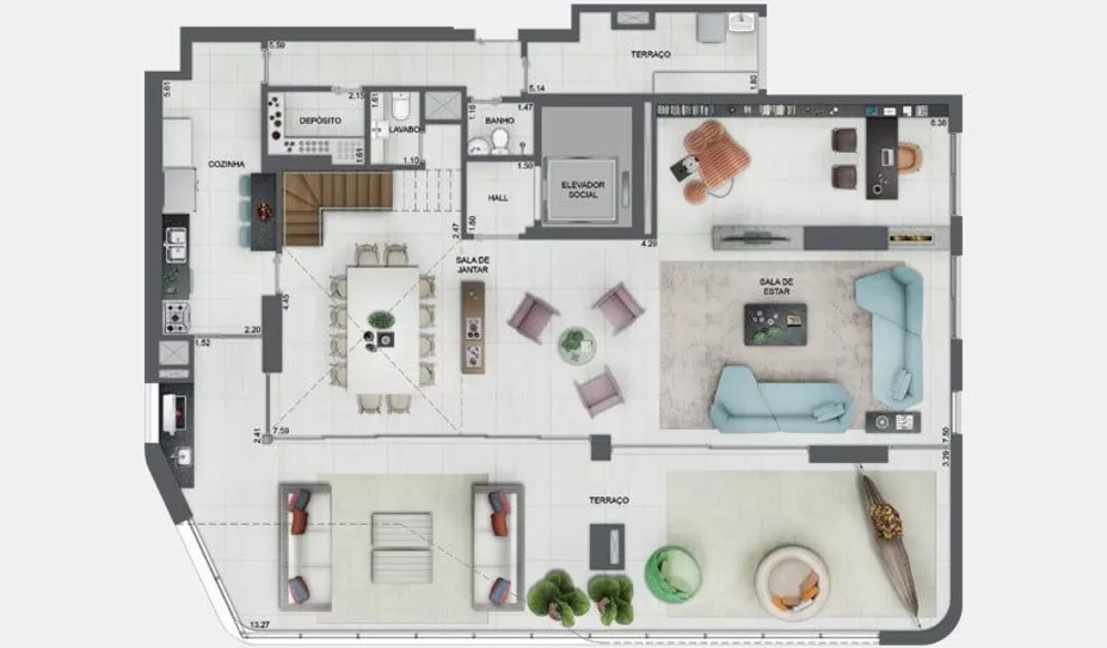Apartamento, 4 quartos, 196 m² - Foto 12