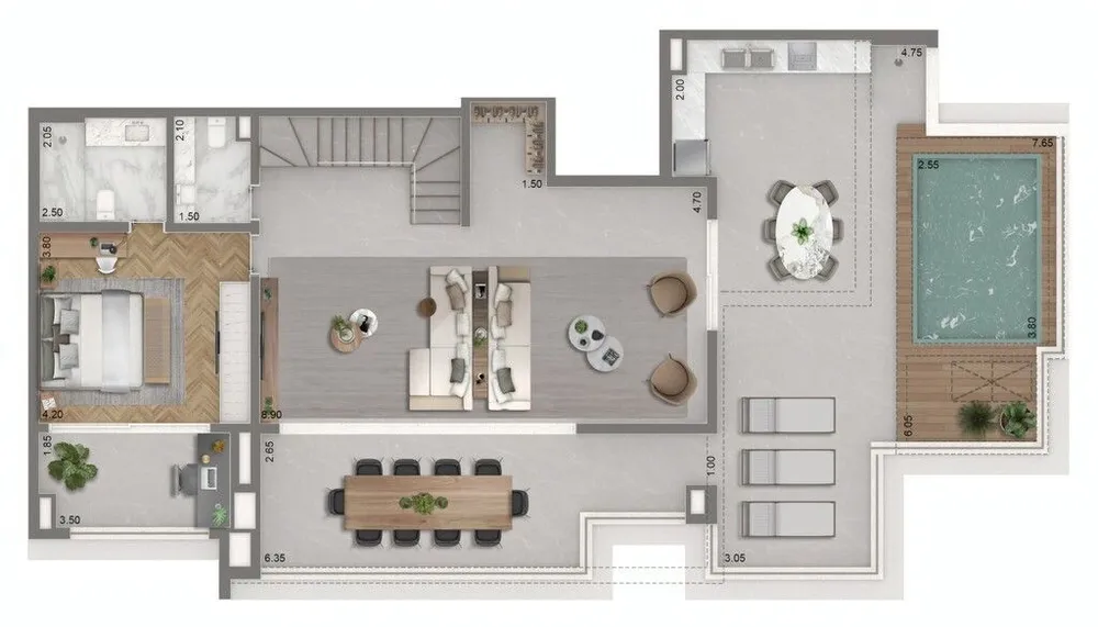 Cobertura, 3 quartos, 358 m² - Foto 5