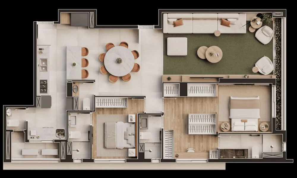 Apartamento, 3 quartos, 141 m² - Foto 8