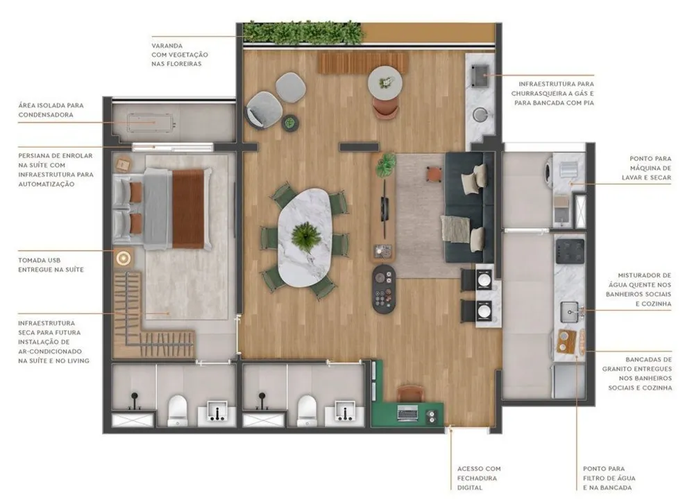 Apartamento, 3 quartos, 86 m² - Foto 3