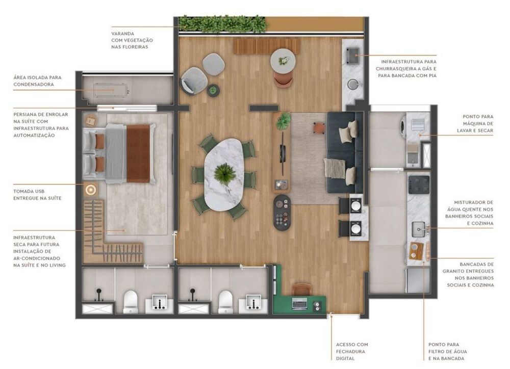 Apartamento, 3 quartos, 86 m² - Foto 4