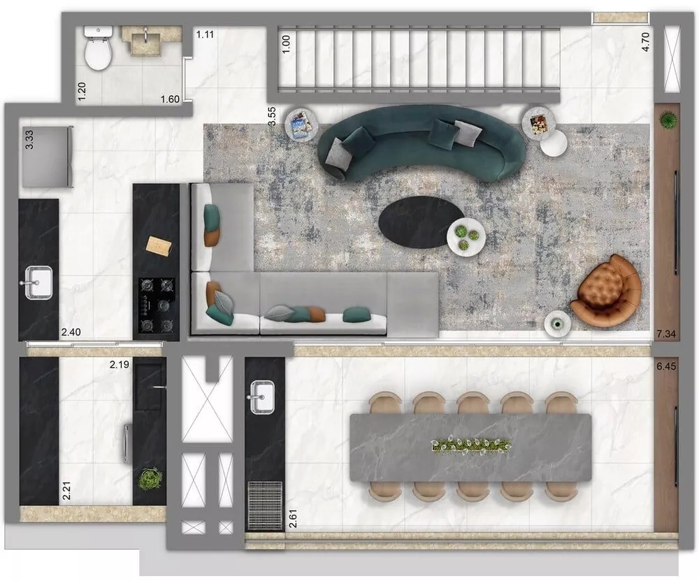Apartamento, 3 quartos, 122 m² - Foto 8