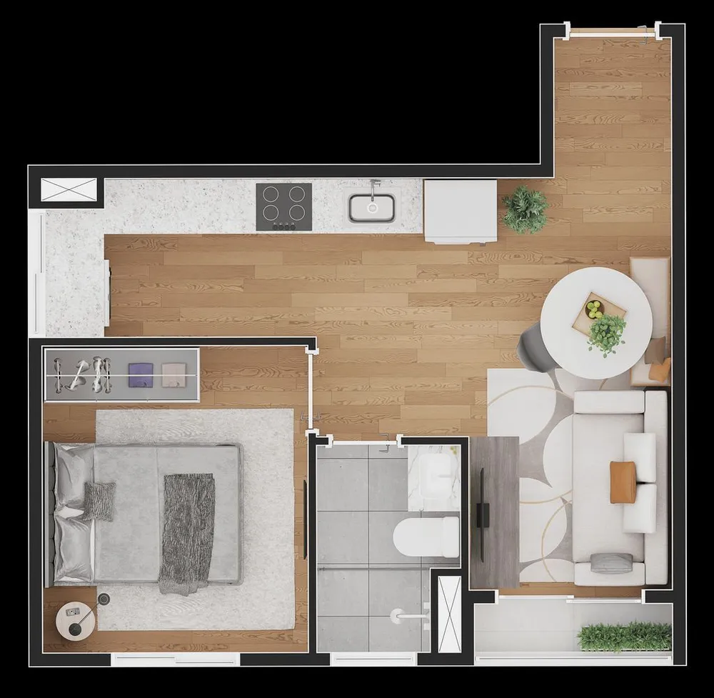 Apartamento, 2 quartos, 49 m² - Foto 8