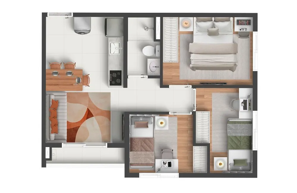 Apartamento, 1 quarto, 20 m² - Foto 12