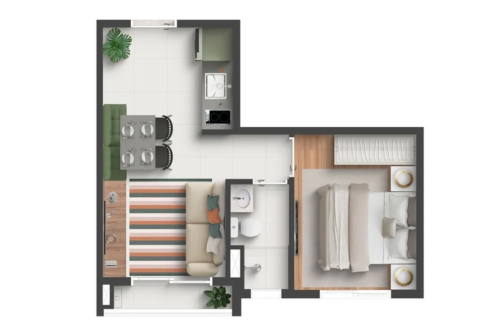 Apartamento, 1 quarto, 20 m² - Foto 9
