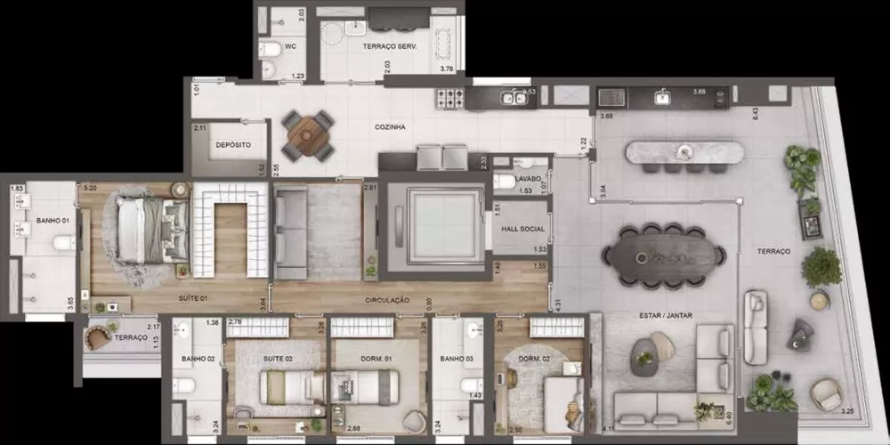 Apartamento, 2 quartos, 108 m² - Foto 5
