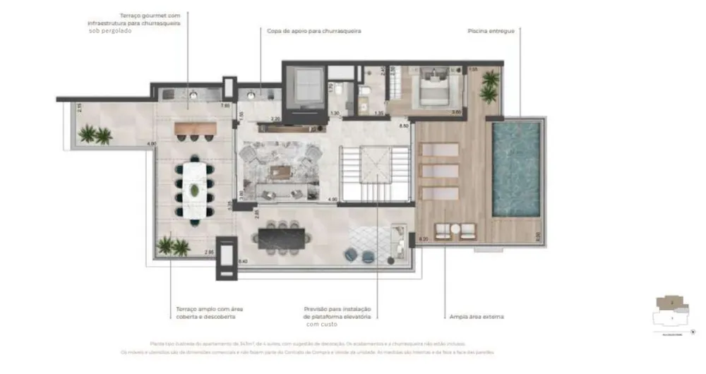 Apartamento, 4 quartos, 174 m² - Foto 7