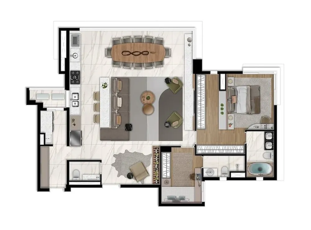 Cobertura, 4 quartos, 243 m² - Foto 7