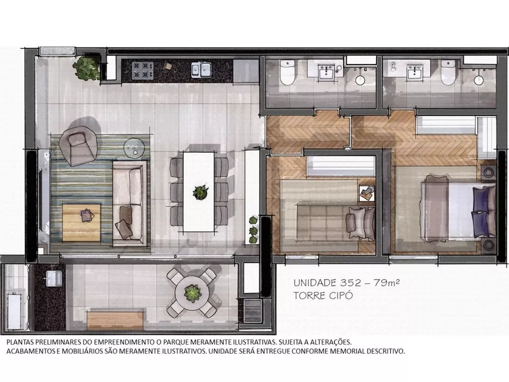 Apartamento, 3 quartos, 104 m² - Foto 28