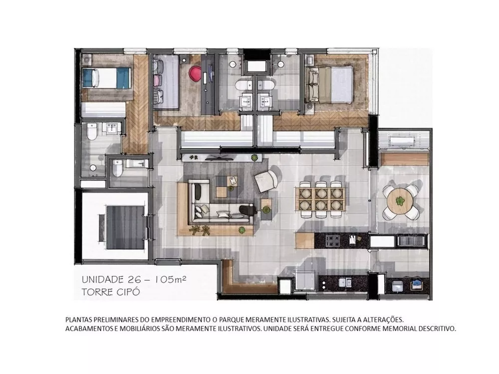 Apartamento, 3 quartos, 104 m² - Foto 27