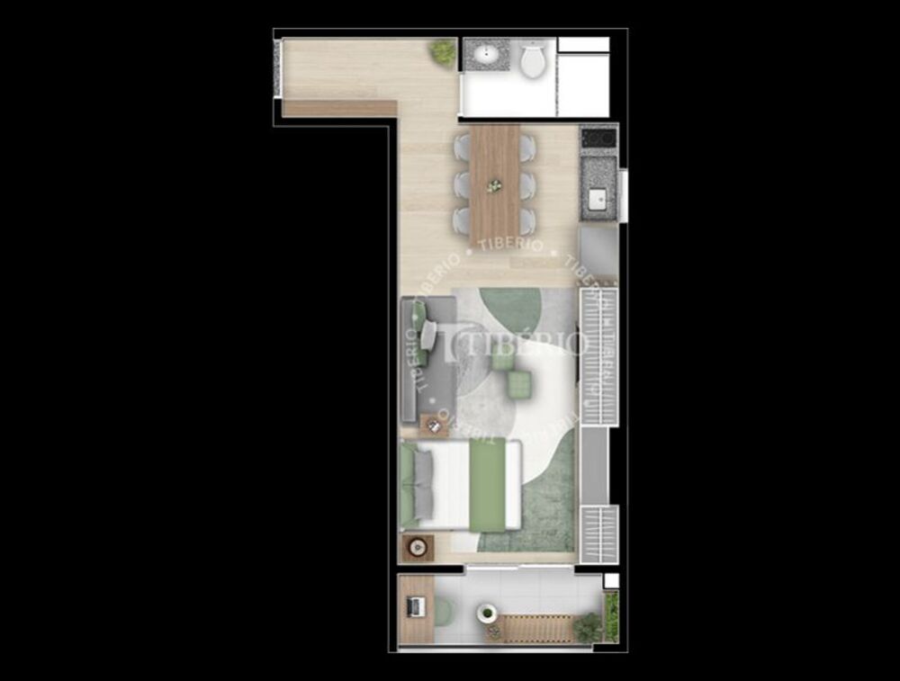 Kitnet e Studio à venda com 1 quarto, 43m² - Foto 13