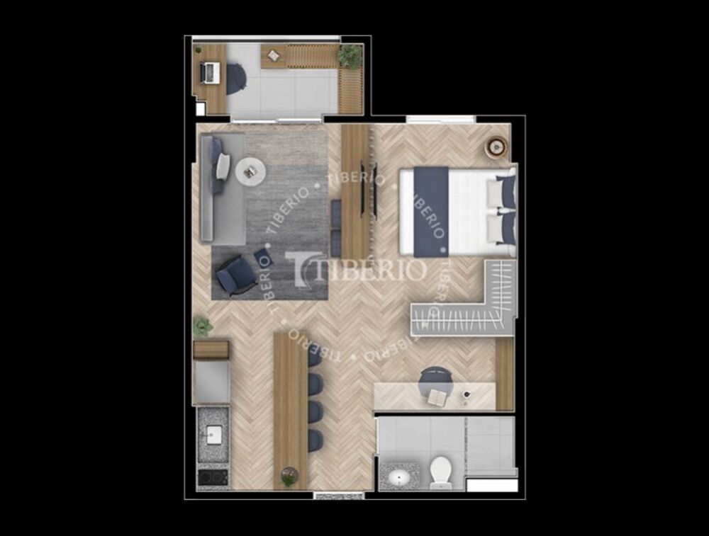 Kitnet e Studio à venda com 1 quarto, 43m² - Foto 8