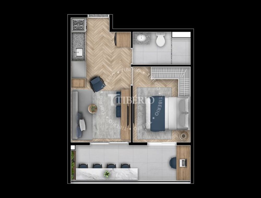 Kitnet e Studio à venda com 1 quarto, 43m² - Foto 14