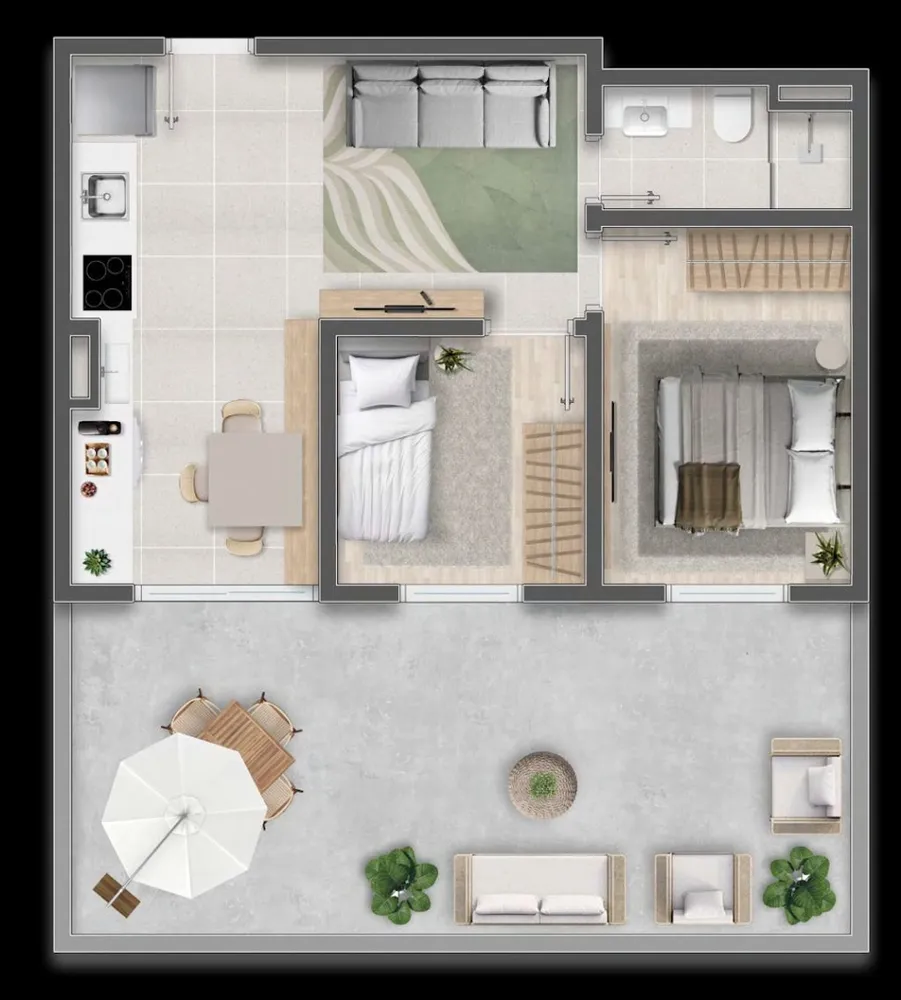 Apartamento, 2 quartos, 41 m² - Foto 4
