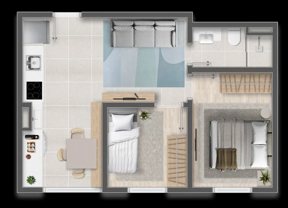 Apartamento, 2 quartos, 41 m² - Foto 6