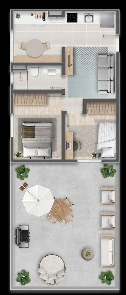 Apartamento, 2 quartos, 41 m² - Foto 8