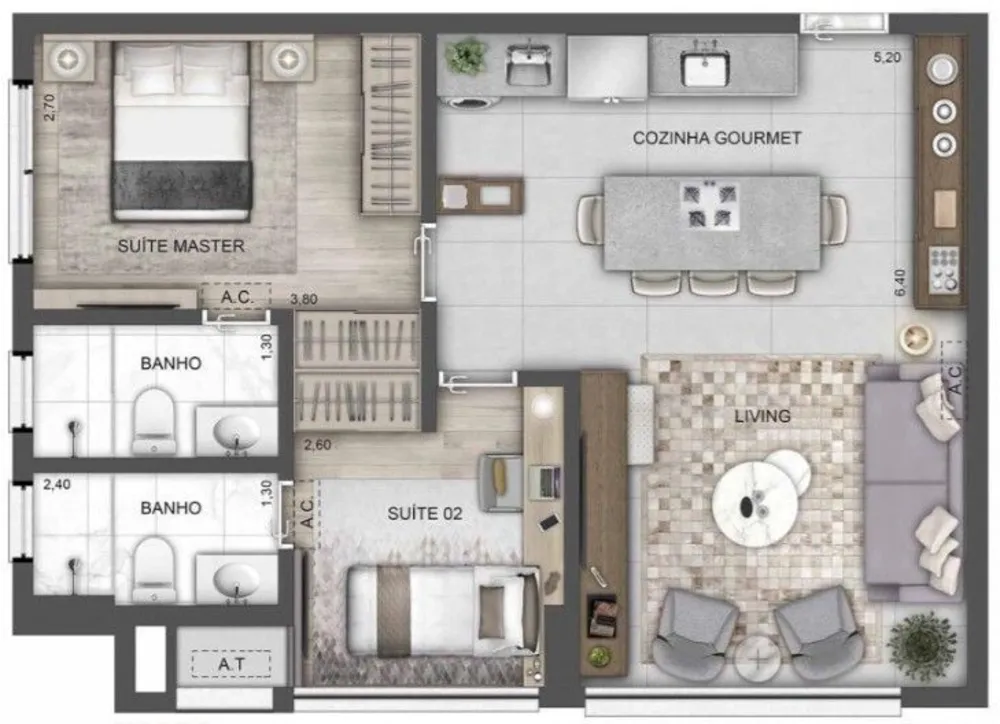 Cobertura, 4 quartos, 164 m² - Foto 28