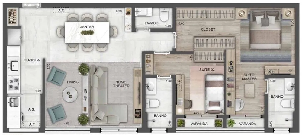 Cobertura, 4 quartos, 164 m² - Foto 27