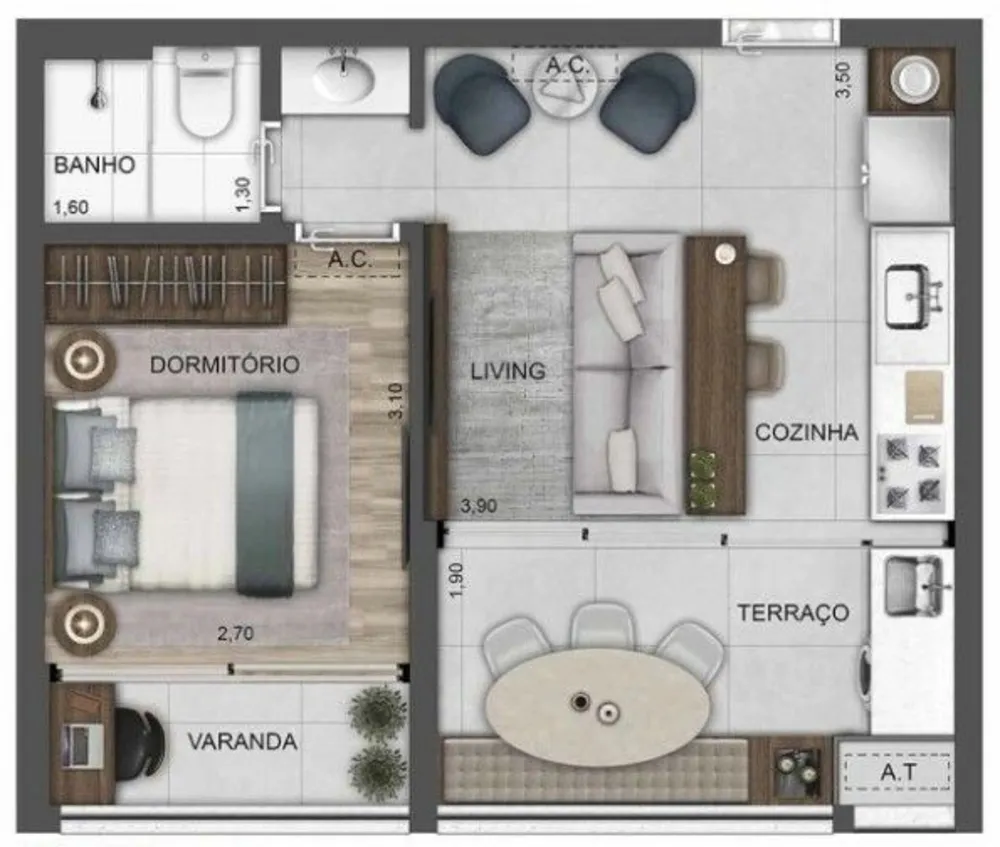 Cobertura, 4 quartos, 164 m² - Foto 25