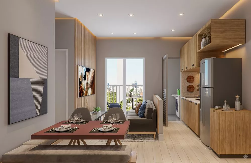 Apartamento à venda com 2 quartos, 40m² - Foto 3