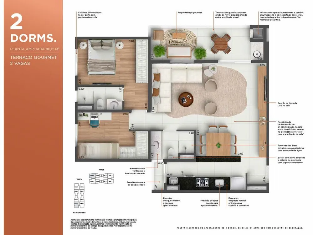 Apartamento, 3 quartos, 108 m² - Foto 7