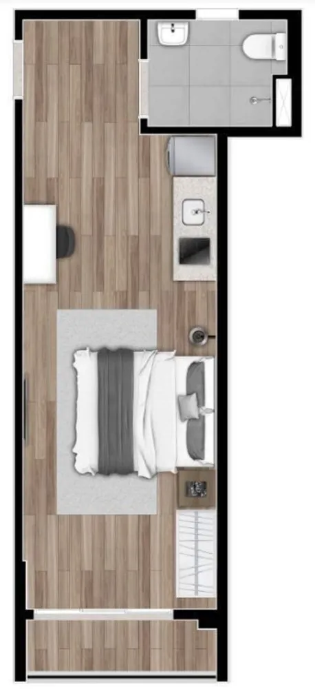 Kitnet-Studio, 27 m² - Foto 9