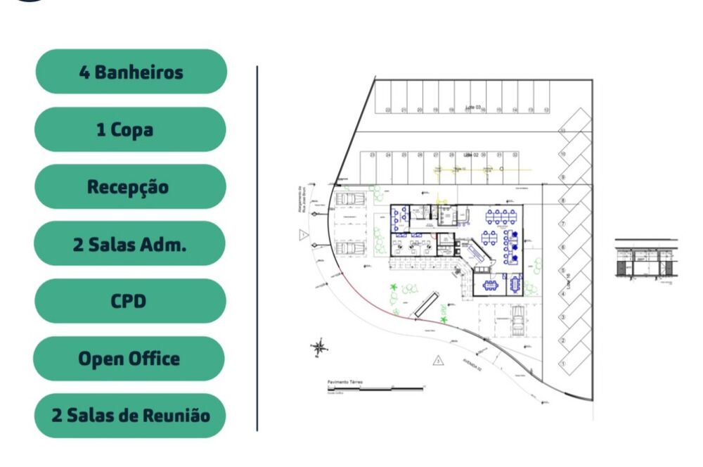 Loja-Salão, 244 m² - Foto 2