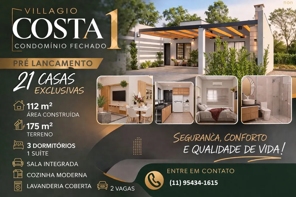 Casa, 3 quartos, 112 m² - Foto 1