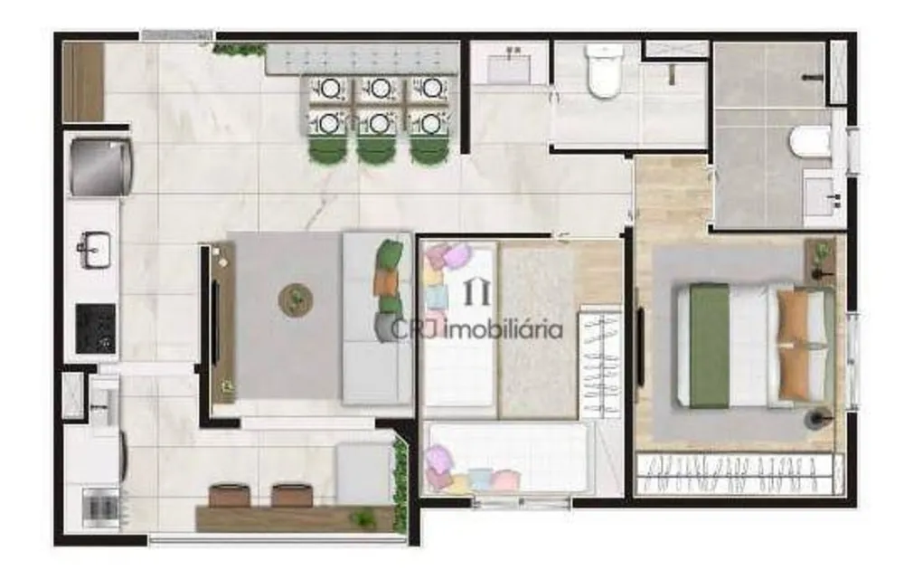 Apartamento, 2 quartos, 55 m² - Foto 9
