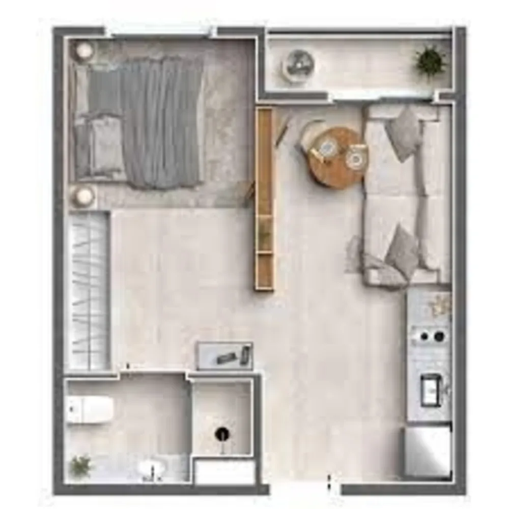 Apartamento, 1 quarto, 30 m² - Foto 4