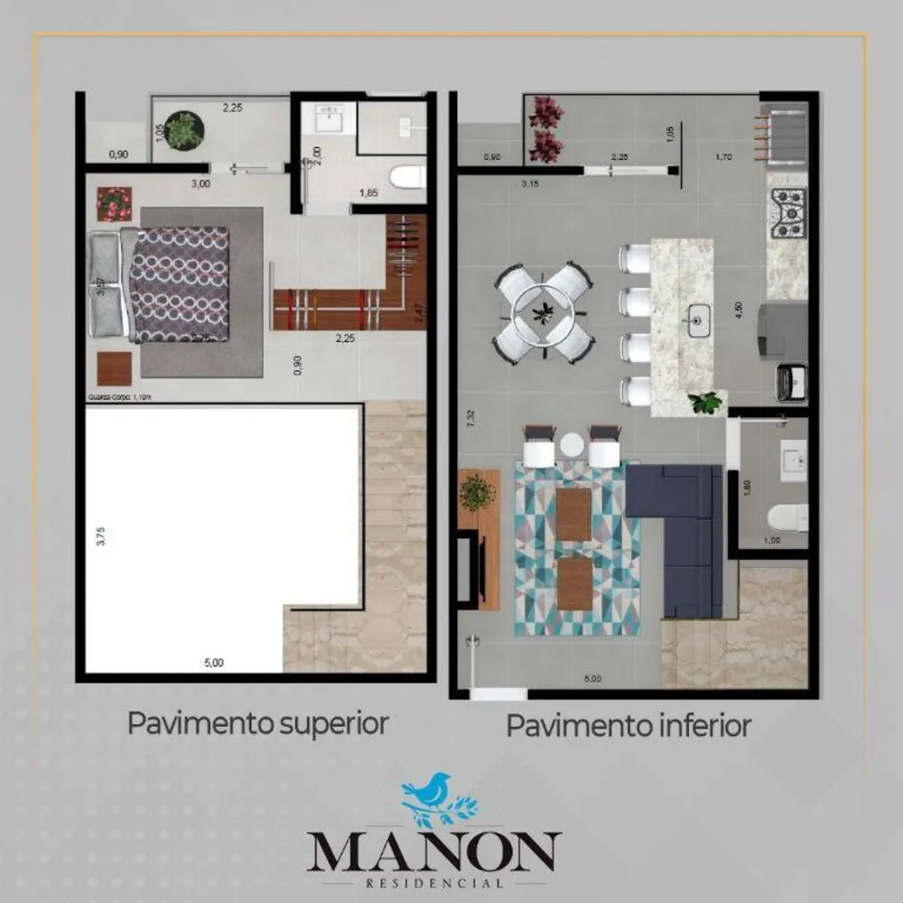 Apartamento, 1 quarto, 68 m² - Foto 2
