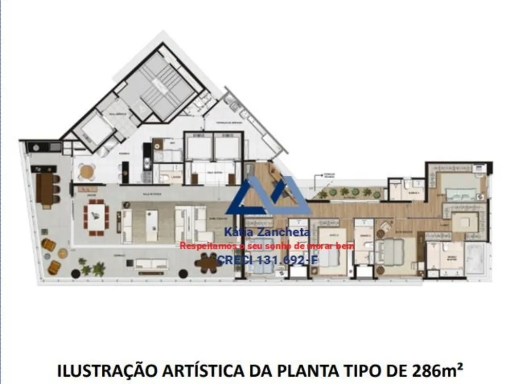 Apartamento, 4 quartos, 286 m² - Foto 4