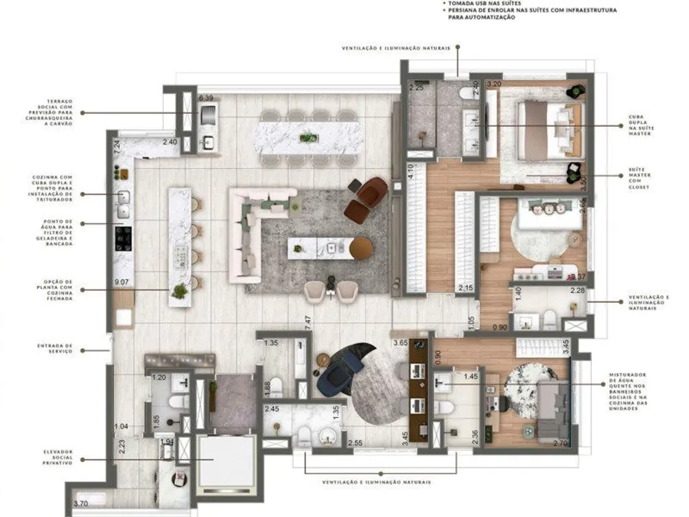 Apartamento, 4 quartos, 261 m² - Foto 20