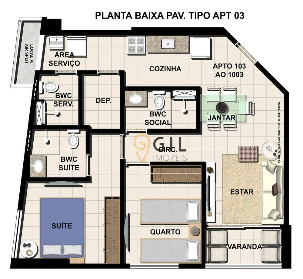 Apartamento, 2 quartos, 57 m² - Foto 4