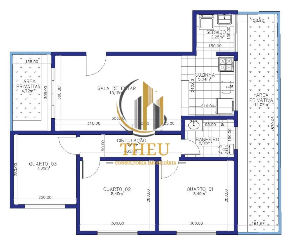 Apartamento, 3 quartos - Foto 2