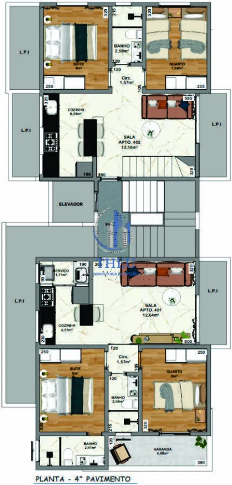 Cobertura, 3 quartos - Foto 4