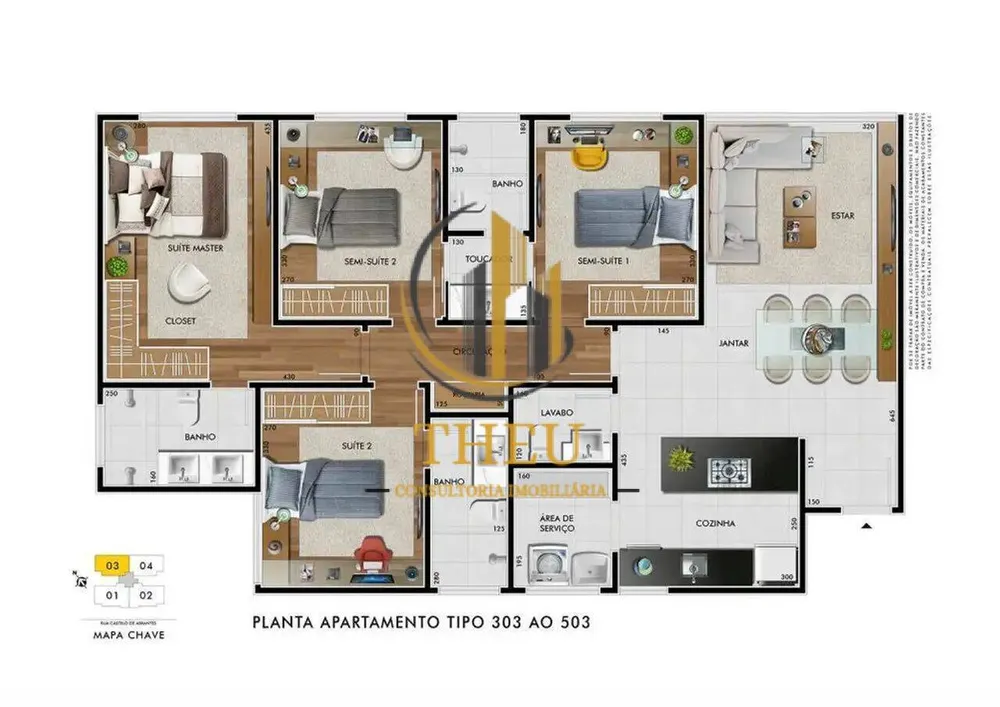Apartamento, 4 quartos, 145 m² - Foto 4