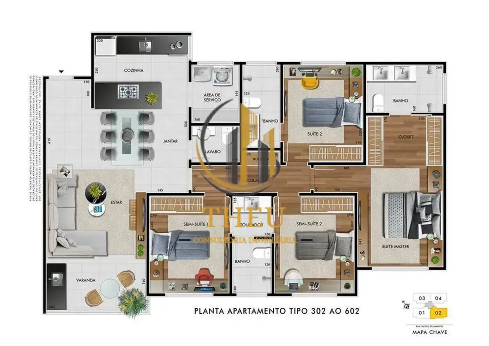 Apartamento, 4 quartos, 145 m² - Foto 3