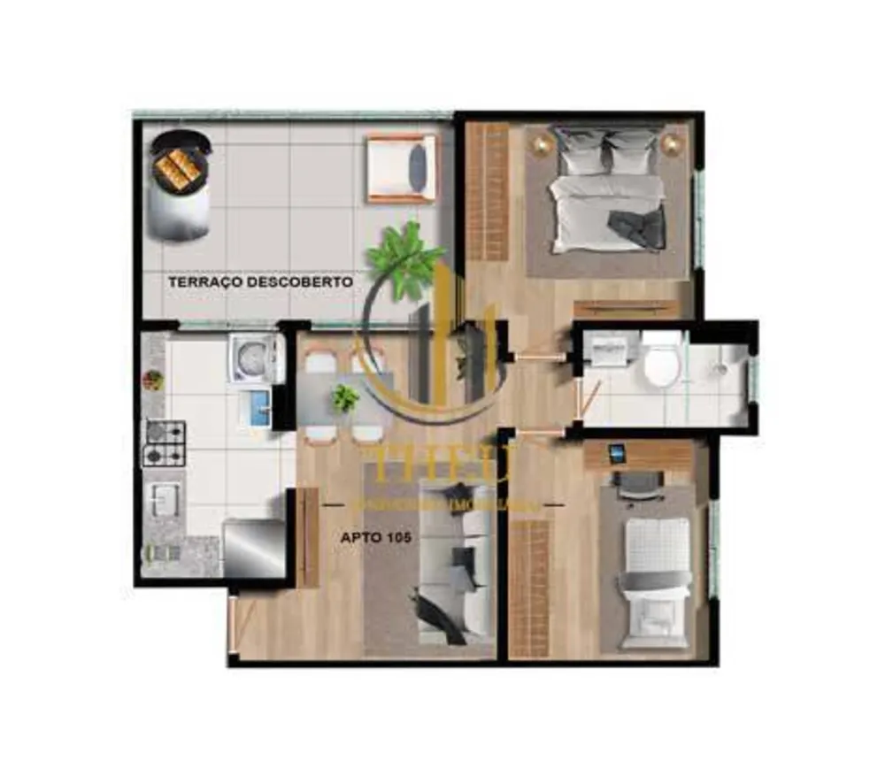 Cobertura, 112 m² - Foto 2