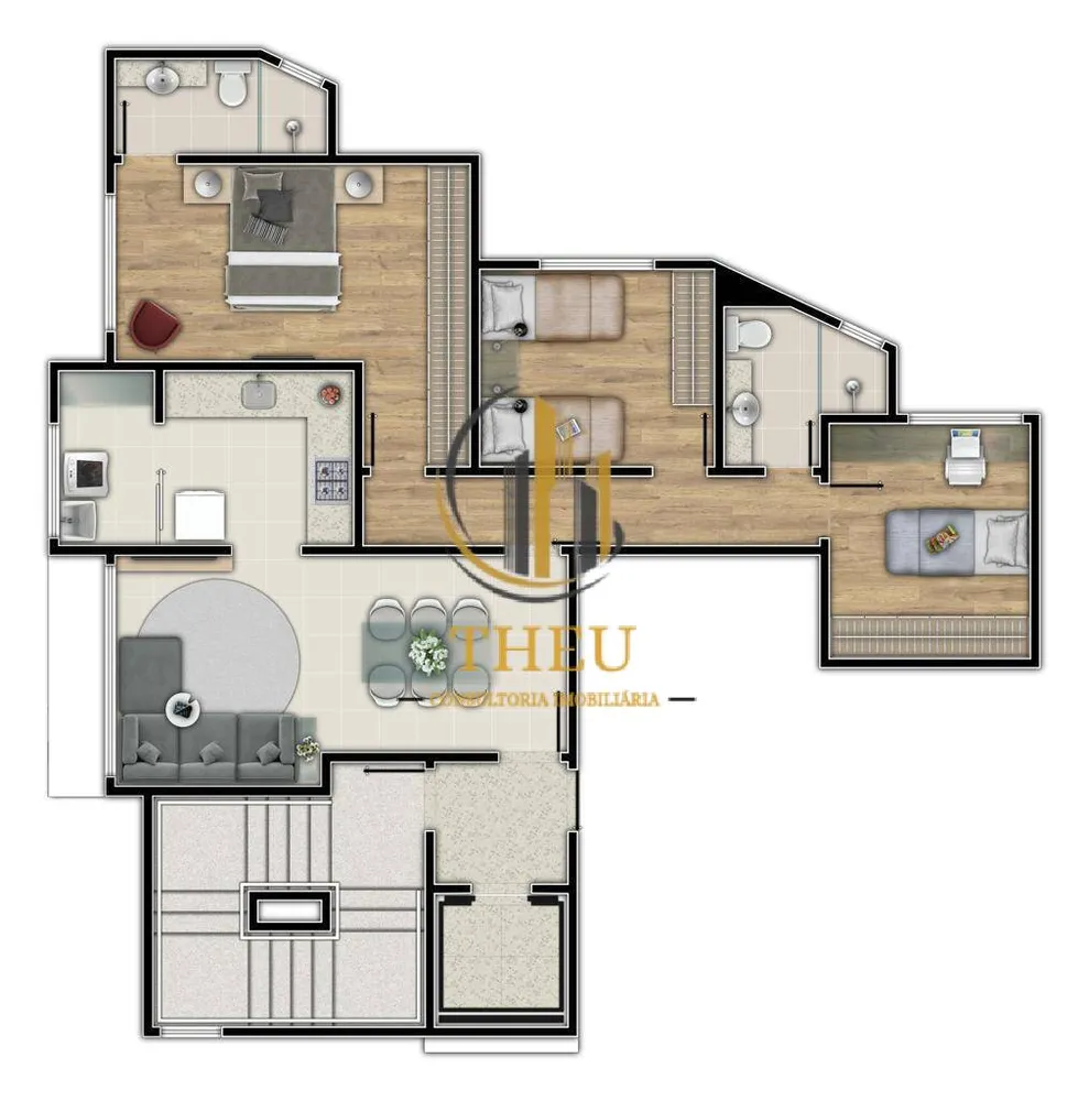Apartamento, 3 quartos, 82 m² - Foto 3